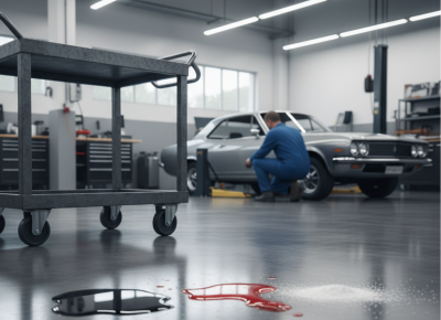 Resistant to heavy loads, stains, and chemicals