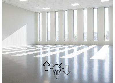 Reflective surface enhances lighting and energy savings
